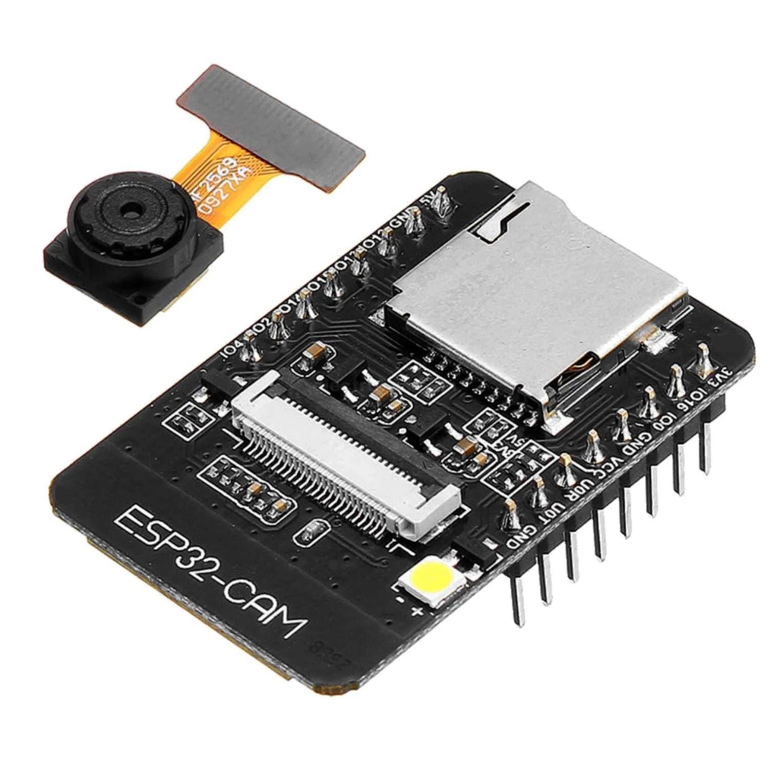 1-8.jpg ESP32-CAM WiFi Bluetooth Camera Module Development Board ESP32 with Camera Module OV2640 2MP - Image 3