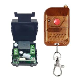 1 Channel Wireless Smart Remote Control Relay Switch 12V DC 10A 433MHZ Transmitter And Receiver Set