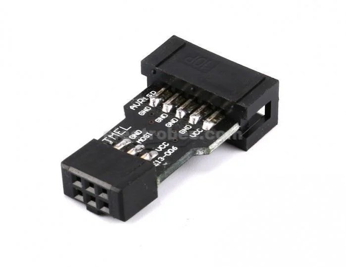 10-Pin-to-6-Pin-Adapter-Board-AVRISP3.jpg AVR ISP 10P to ICSP 6P Converter