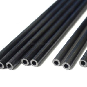 5mm Carbon Fiber Rod with 3mm Hole Diameter for RC Plane DIY Tool High Strength Light Weight