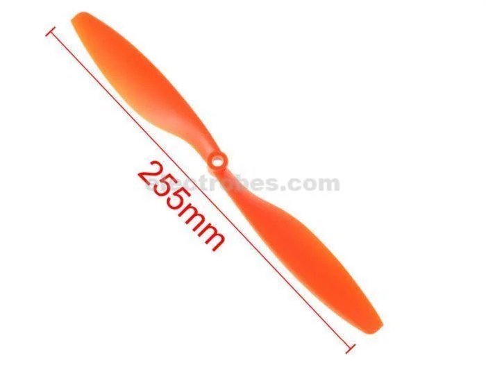 1045propeller_04_lrg.jpg 1045 Propeller Pair CW/CCW 10 inch 10×4.5 For RC Drone FPV Multi Rotor – Red - Image 2
