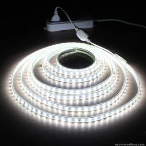 10 Meters 220V AC Bright White Color Digital LED Strip Rope Lights