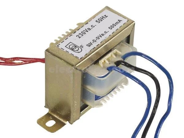 122-1.jpg Transformer 220VAC to 6VAC 300mA Step-down Transformer