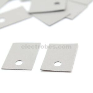 Silicone Thermal Insulation Pad for Heat Sink TO-220 Package IC on Heatsink
