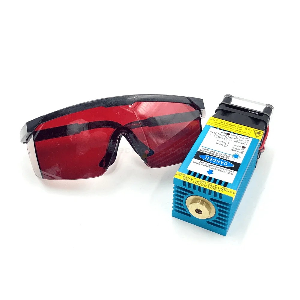 15W-450nm-40mm-Laser-Module-DIY-CNC-Engraver-fixed-focus-in-pakistan.jpg 20W 450nm 40mm Blue Fixed-focus Laser Module DIY Laser Engraver Machina Parts - Image 3