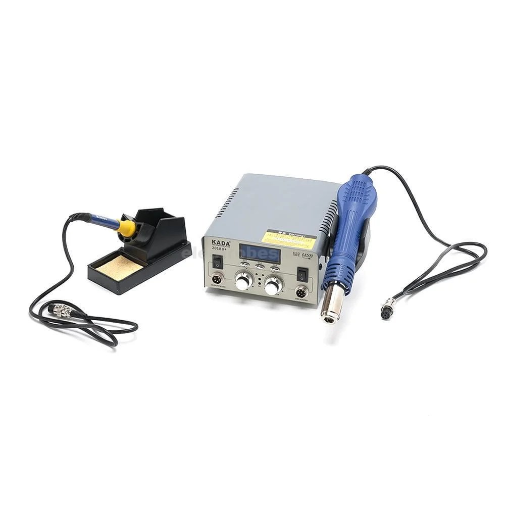 184.jpg KADA 2018D+ 2in1 Hot Air SMD Soldering Iron Station BGA Rework Station - Image 2