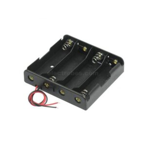 4S 14.2V-16.8V 18650 Four Battery Cell Holder For Rechargeable Li-ion Battery Storage Box with Spring