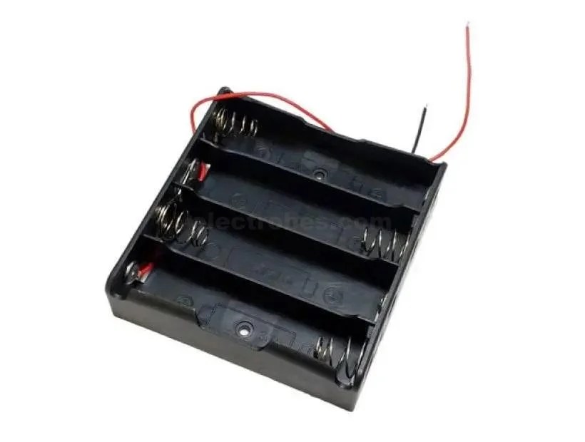 18650_batteryholder_4-cell-2.jpg 4S 14.2V-16.8V 18650 Four Battery Cell Holder For Rechargeable Li-ion Battery Storage Box with Spring - Image 2