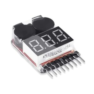 1S-8S Lipo Battery Tester Voltage Monitor and Low Voltage Alarm