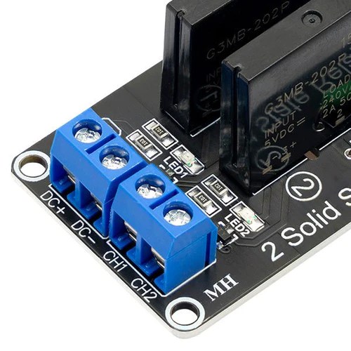 2-channel-solid-state-relay-SSR-5v-dc-low-level-trigger-power-switch-for-arduino-and-raspberry-pi-in-pakistan.jpg 5V 2 CH SSR Low Level Solid State Relay Module AC 240V/2A - Image 2