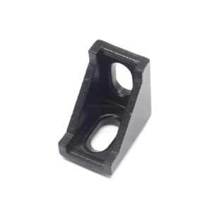 2020 Aluminum Corner for Extrusion Rod – Black