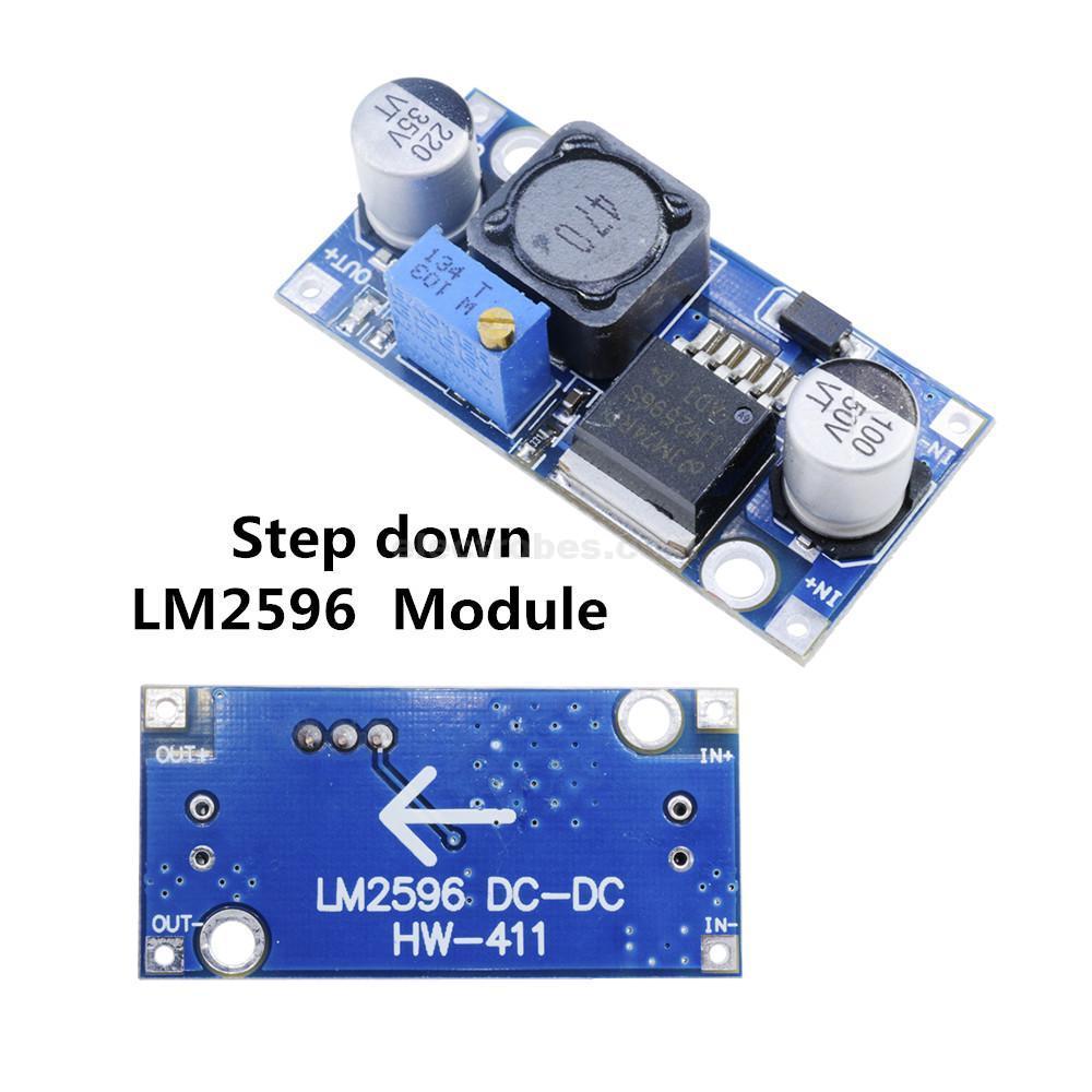 23564af4d6dd4c7831e729c7e44d45cd0aadf8cd_original.jpeg LM2596 Buck Adjustable Step Down Power Supply Module DC-DC Converter - Image 3