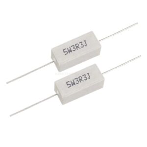 3.3 ohm 5W 5% Wirewound Sandblock Ceramic Cement Resistor