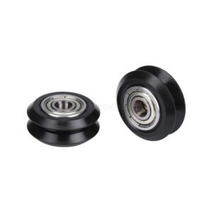 3D Printer CNC Openbuilds POM Wheels with 625zz Bearing Idler Pulley Gear 5mm Bore Cut Type Perlin Wheel for V-Slot