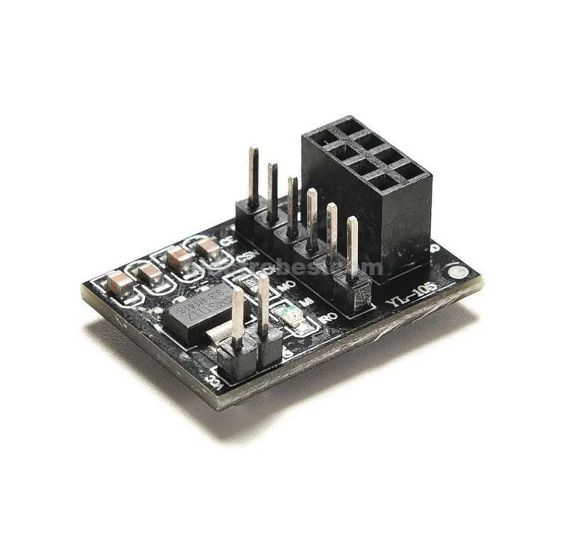 5V-3.3V-VCC-Adapter-Board-for-NRF24L01-Wireless-Module-01.jpg nRF24L01 Breakout Adapter with On-board 3.3V Regulator