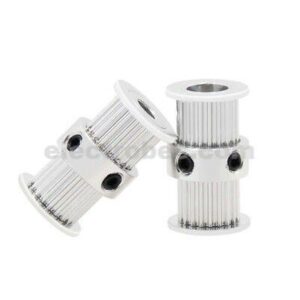 3D Printer GT2 Double Heads Timing Pulley 20 Teeth Belt CNC