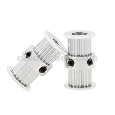 5mm-8mm-Double-Head-Timing-Pulley-20.jpg 3D Printer GT2 Double Heads Timing Pulley 20 Teeth Belt CNC