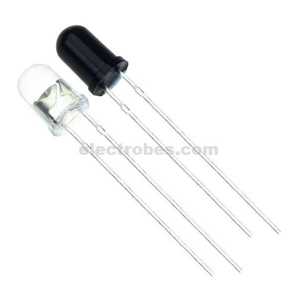 5mmirledtxrx_lrg.jpg 5mm IR Infrared Transmitter and Receiver LED Tx Rx Pair Photodiode