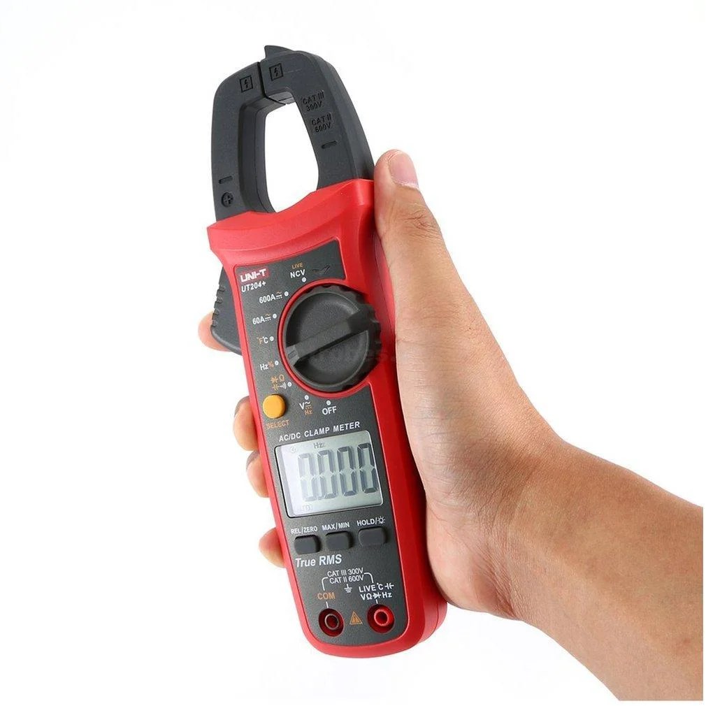 60ad182d96abd177e42e7dcb85a56b500987b5b0_original.jpeg UNI-T UT204+ Digital Clamp Meter AC/DC Current Tester True RMS Auto Range Temperature measurement High Precision Multimeter - Image 3