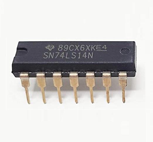 61EYnwUDLL._SX522_.jpg 74LS14 7414 Hex Schmitt Trigger Inverter Logic IC