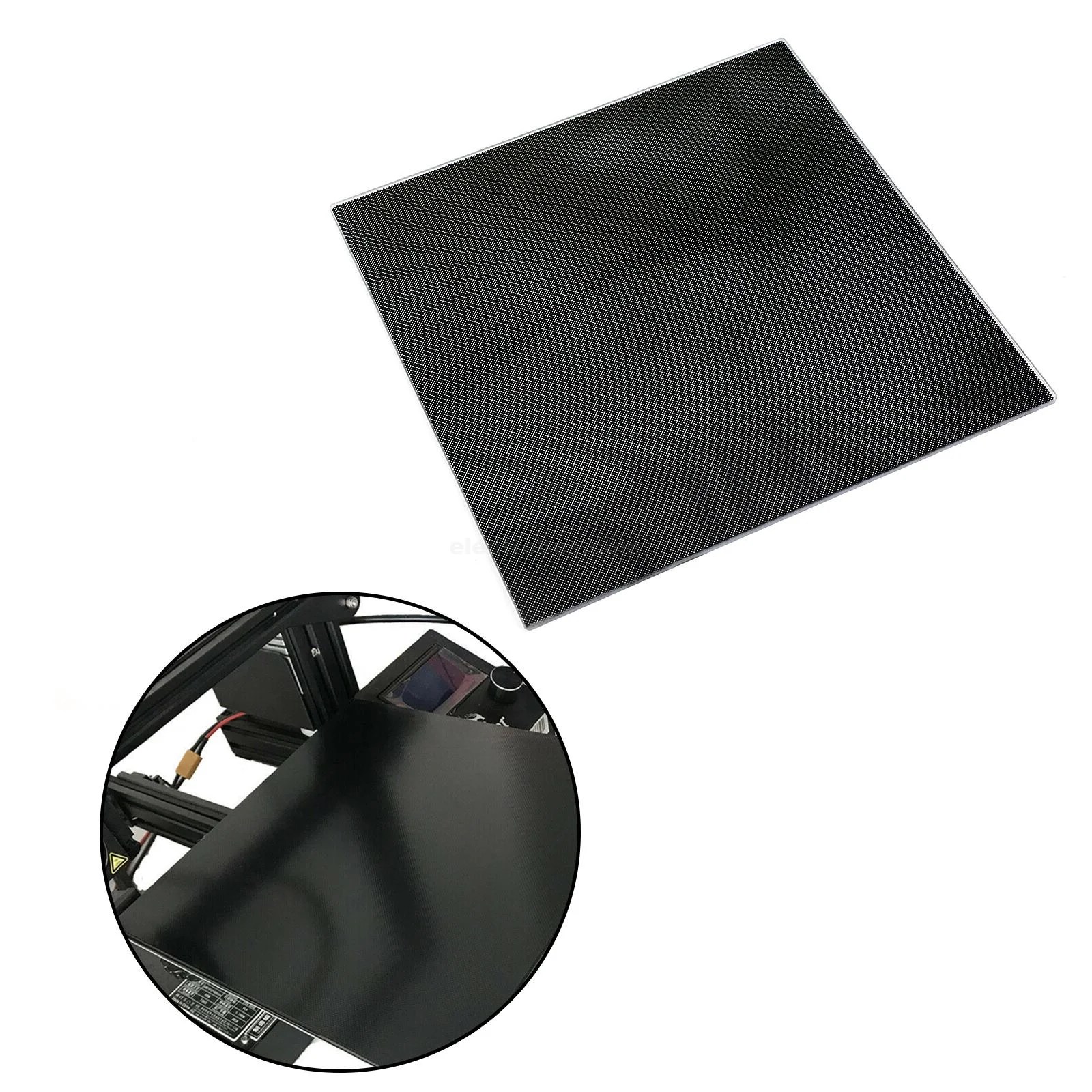 6f66b4ca-b8c2-4e25-8dfd-20b32146308b.190ed3f0a2abeb39629a33e306c1cf25.jpeg 235mm Tempered Glass Bed Platform Square Heatbed Build Surface for 3D Printer - Image 2