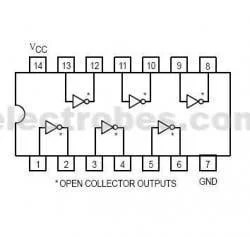 74LS05_Hex_Inver_552a90285f9e7_250x250.jpg 74LS05 7405 HEX Inverter SN7405 Open Collector IC - Image 2