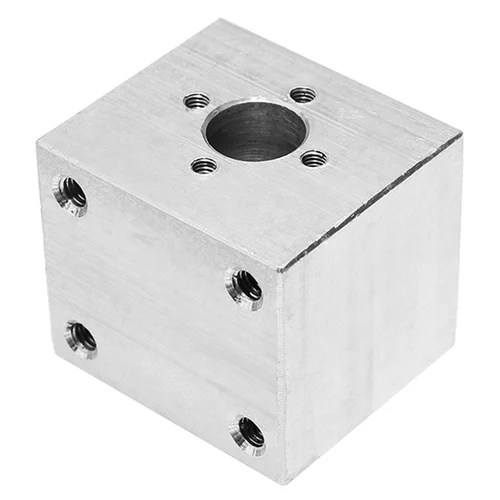 7518cc77-09ac-4fa8-b700-87f44bf91cfd-500x500-1.jpg T8 Lead Screw Conversion Nut Seat Support Block Aluminum Block (Silver) - Image 3
