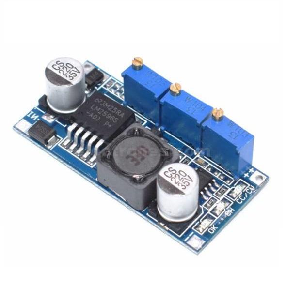 7566369_638.jpg LM2596 Tripple / Three Variables Buck Adjustable Step Down Power Supply Module DC-DC Converter