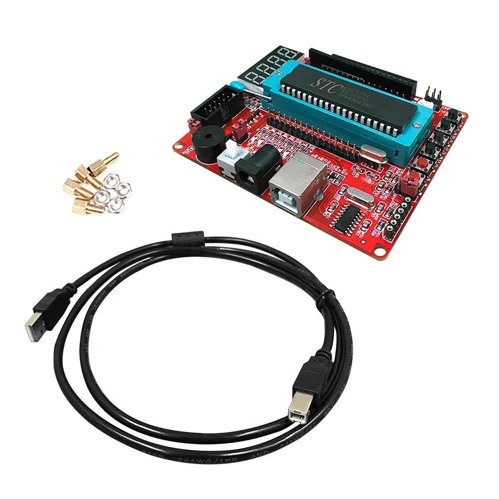 8051-programer-dev-board.jpg Atmel 8051 AT89C51 89C52 89S51 89S52 Microcontroller Development Board - Image 2