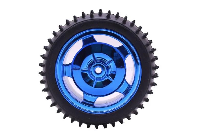 85mm-Large-chassis-Robot-Car-Wheel-Tyre-for-Arduino-based-robot-car-chassis-tyre-in-pakistan.jpg 85mm Large Robot Smart Car Wheel For Arduino Robot 38MM Width Surface - Image 2