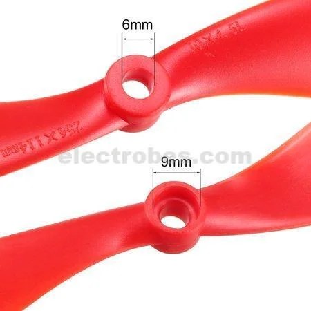 9703610a-0ff1-4315-8496-d892a56afbd0_1.657ddd0f74775ec5a9fe0183b777a14f.jpeg 1045 Propeller Pair CW/CCW 10 inch 10×4.5 For RC Drone FPV Multi Rotor – Red - Image 3