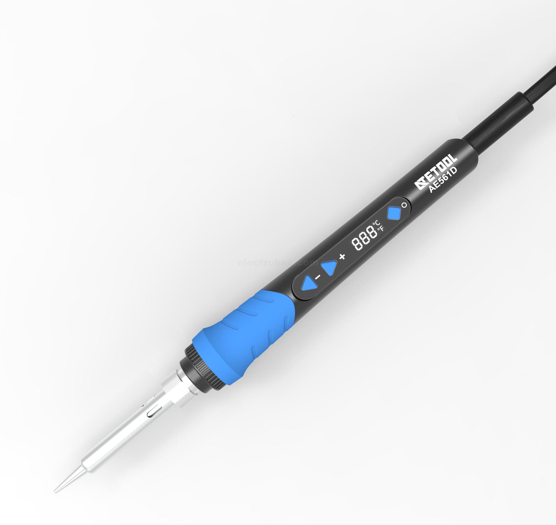 AE561D-8.jpg High Quality Digital Adjustable Soldering Iron Constant Temperature 68W Welding Pen - Image 2