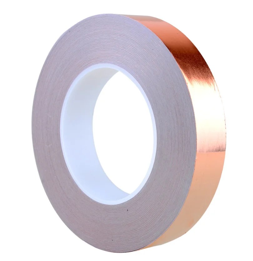 Copper-Foil-Tape-20mm-30-meters-0.06mm-Thick-Single-Sided-for-Electronics-at-best-price-in-Pakistan.jpg 20mm X 30m Conductive Copper Foil Single Sided Adhesive Tape
