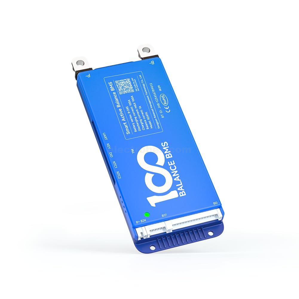 DALY-100A-8S-24V-Smart-BMS-with-1A-Active-Balancer-and-Build-in-Bluetooth.jpg DALY 100A 8S-24S Smart BMS with UART, RS485, CAN Port and 1A Active Balancer with Build-in Bluetooth - Image 2
