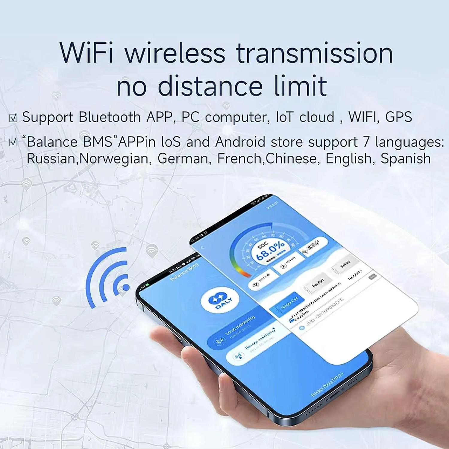 DALY-BMS-150A-8-24S-24-72V-BMS-with-1A-Active-Balancer-and-Builtin-Bluetooth-for-Li-ion-LFP-LTO-Battery-Pack-in-Pakistan.jpg DALY 150A 8S-24S Smart BMS with UART, RS485, CAN Port and 1A Active Balancer with Build-in Bluetooth - Image 7