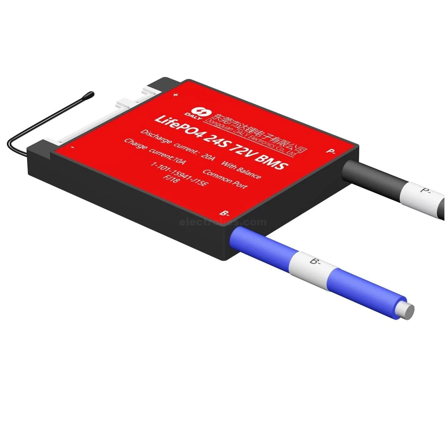 DALY-BMS-24S-72V-20A-LiFePO4-Battery-Protection-Module-PCB-Protection-Board-with-Balance-Leads-Wires-NTC-BMS-for-72V-Battery-Pack-in-Pakistan.jpg DALY BMS LFP LifePo4 24S 72V 20A BMS Battery Management System for Lifepo4 Battery Pack Balanced Charging Board - Image 4