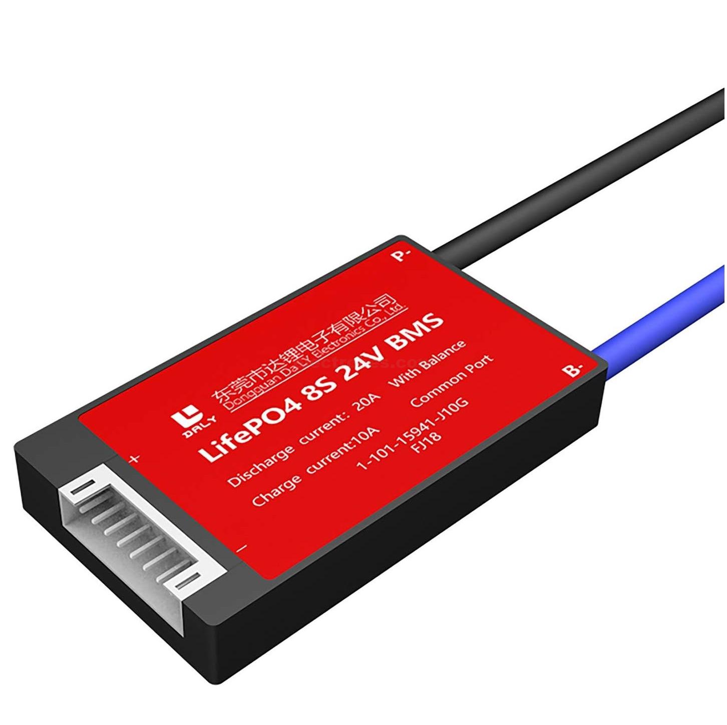 DALY-BMS-8S-24V-20A-3.2V-LiFePO4-Battery-Protection-Module-PCB-Protection-Board-with-Balance-Leads-Wires-NTC-BMS-for-18650-Battery-Pack-24V-in-Pakistan.jpg DALY BMS LFP LifePo4 8S 24V 20A BMS Battery Management System for Lifepo4 Battery Pack Balanced Charging Board - Image 4