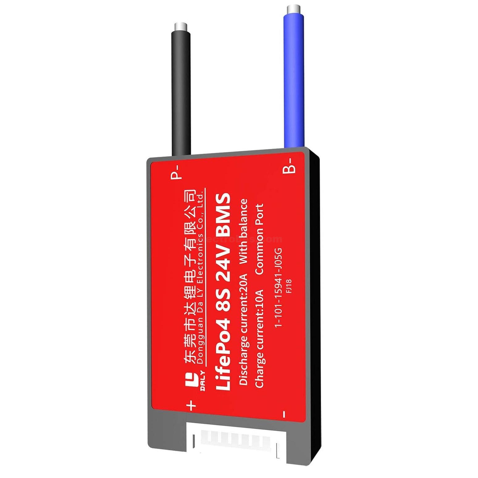 DALY-BMS-8S-24V-20A-LiFePO4-Battery-Protection-Module-PCB-Protection-Board-with-Balance-Leads-Wires-NTC-BMS-for-18650-Battery-Pack-24V-in-Pakistan.jpg DALY BMS LFP LifePo4 8S 24V 20A BMS Battery Management System for Lifepo4 Battery Pack Balanced Charging Board - Image 2