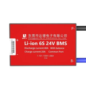 DALY BMS Li-ion 6S 24V 40A BMS Battery Management System for 18650 Battery Pack Balanced Charging Board
