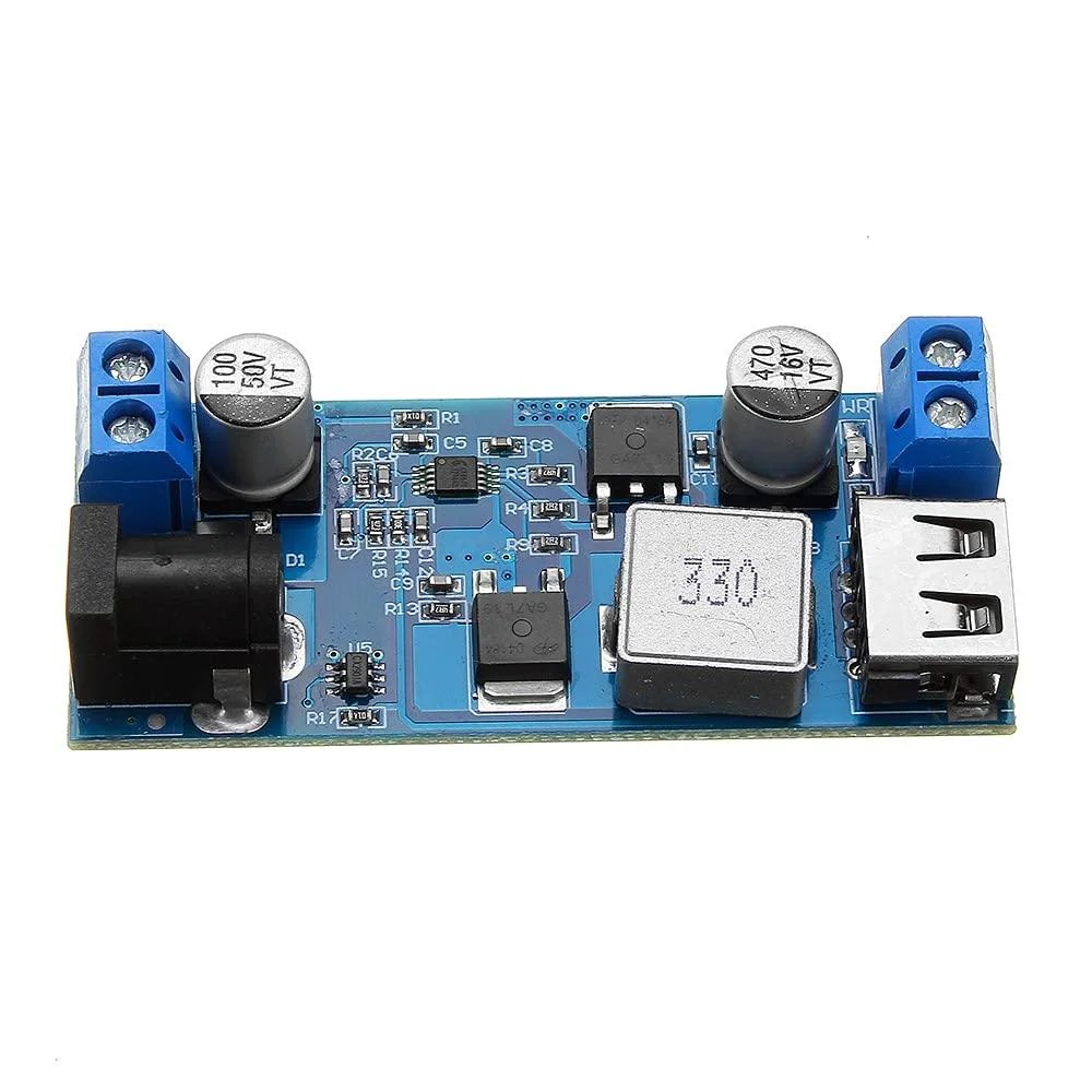 DC-DC-24V-12V-To-5V-5A-Step-Down-Power-Supply-Buck-Converter-Adjustable-USB-Step-down-Charging-Module-in-Pakistan.jpg DC-DC 24V/12V To 5V 5A Step Down Power Supply Buck Converter Adjustable USB Step-down Charging Module - Image 3