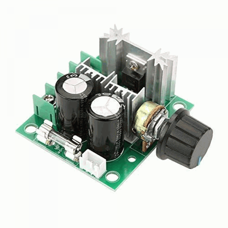 DC-Motor-Speed-Control-Module-750x750-1.png 10A 12V-40V DC Motor Speed Controller 12V 24V PWM Variable Speed Regulator - Image 4