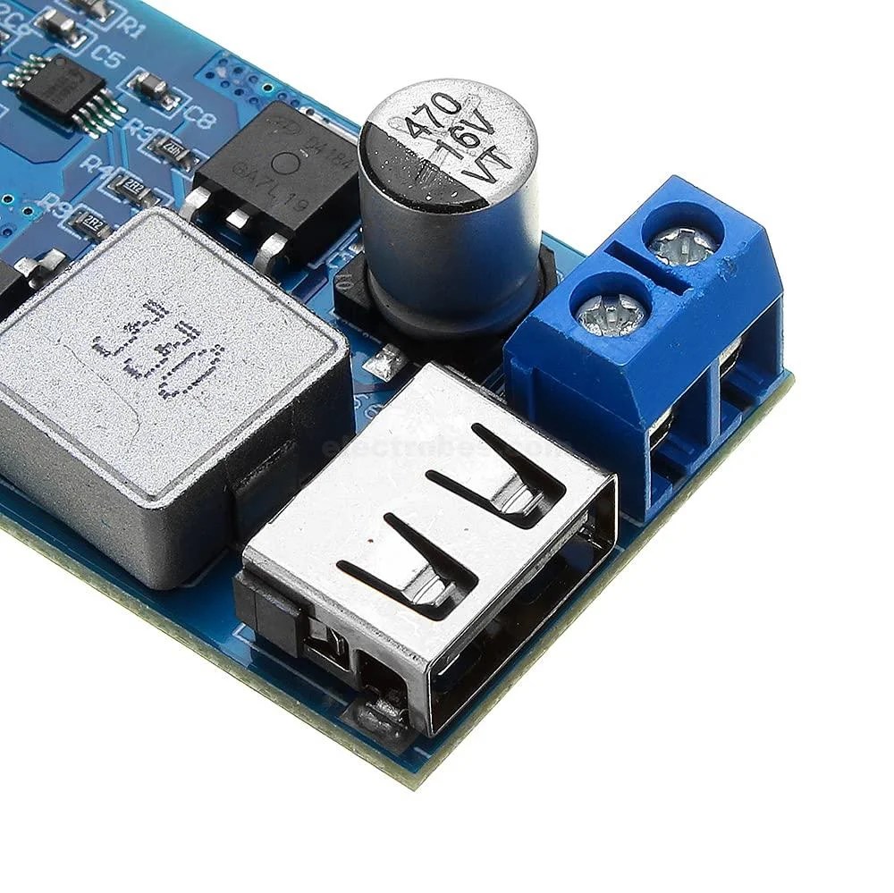 DC-to-DC-24V-12V-To-5V-5A-StepDown-Power-Supply-Buck-Converter-Adjustable-USB-Step-down-Charging-Board-in-Pakistan.jpg DC-DC 24V/12V To 5V 5A Step Down Power Supply Buck Converter Adjustable USB Step-down Charging Module - Image 6