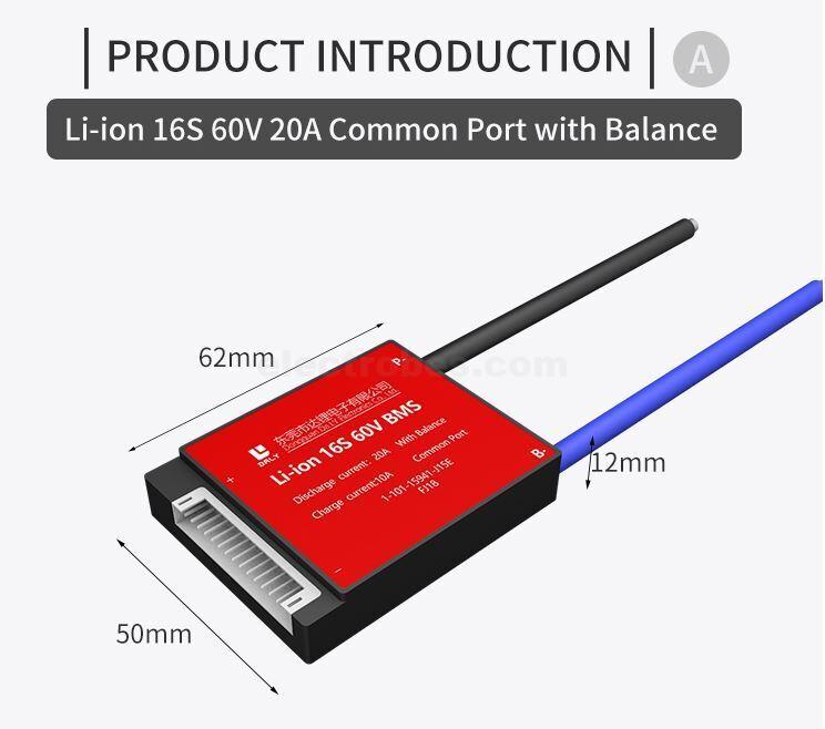Daly-Li-ion-16s-60V-20A-Lithium-Battery-Protection-Board-with-Balance-PCM-BMS-board-for-e-bike-battery-pack-at-best-price-in-pakistan.jpg DALY BMS Li-ion 16S 60V 20A BMS Battery Management System for 18650 Battery Pack Balanced Charging Board - Image 4