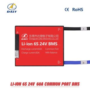 DALY BMS Li-ion 6S 24V 60A BMS Battery Management System for 18650 Battery Pack Balanced Charging Board
