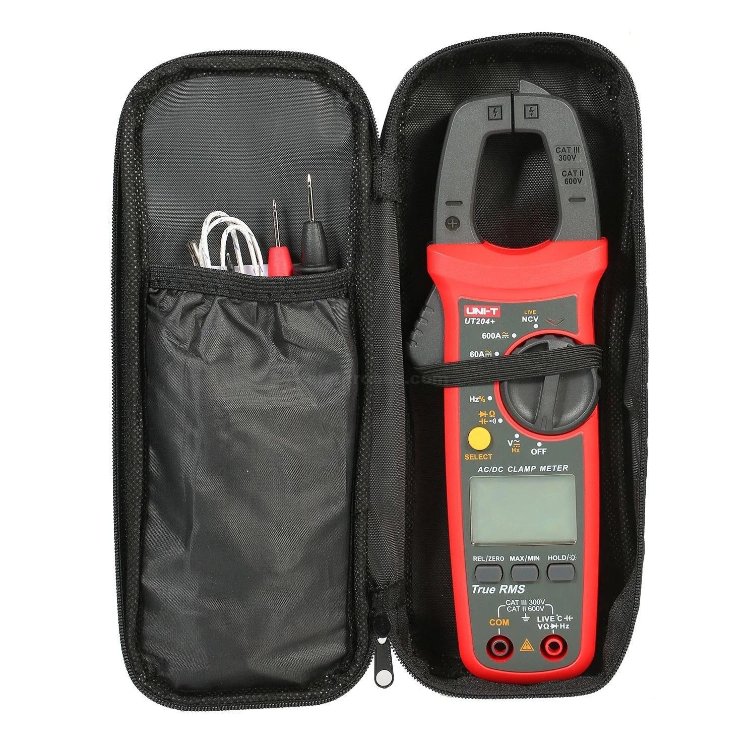 E10104-1-f95d-Cg2t.jpg UNI-T UT204+ Digital Clamp Meter AC/DC Current Tester True RMS Auto Range Temperature measurement High Precision Multimeter - Image 6
