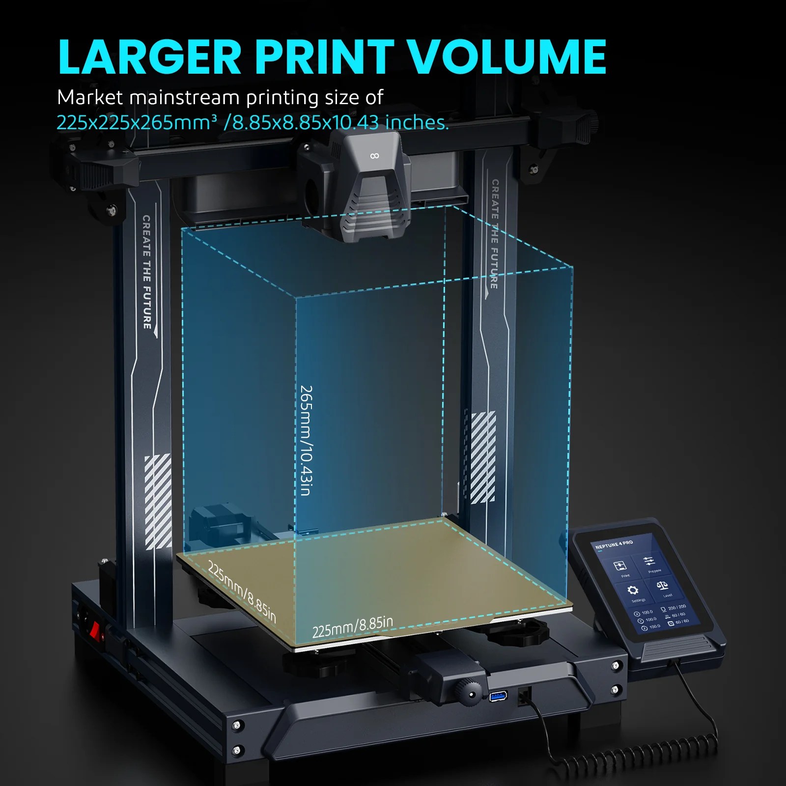 Elegoo-Neptune-4-Pro-FDM-3D-Printer-Dual-Gear-Direct-Extruder-225x225x265-Bed-Size-best-print-quality-at-best-price-in-pakistan.jpg Elegoo Neptune 4 Pro FDM 3D Printer Dual-Gear Direct Extruder 225x225x265 Bed Size - Image 3