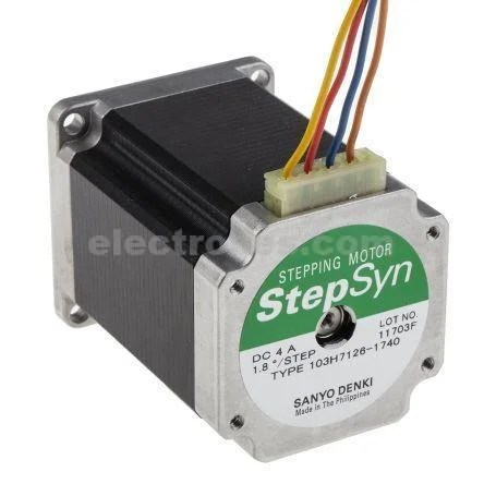 F1366716-02.jpg NEMA23 24V Stepper motor 1.8/step with GT2 Pulley – Used - Image 3
