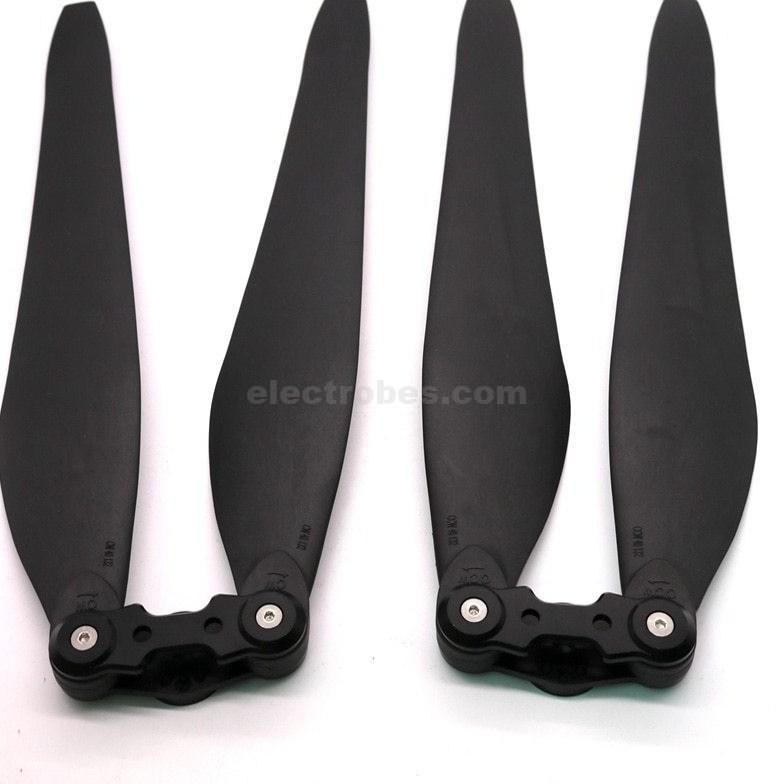 H44191e20fa904d62a6dda427c977c6e2a.jpg 1047 Foldable Propeller Pair CW/CCW 10 inch 10×4.7 For RC Drone FPV Multi Rotor – Black - Image 2