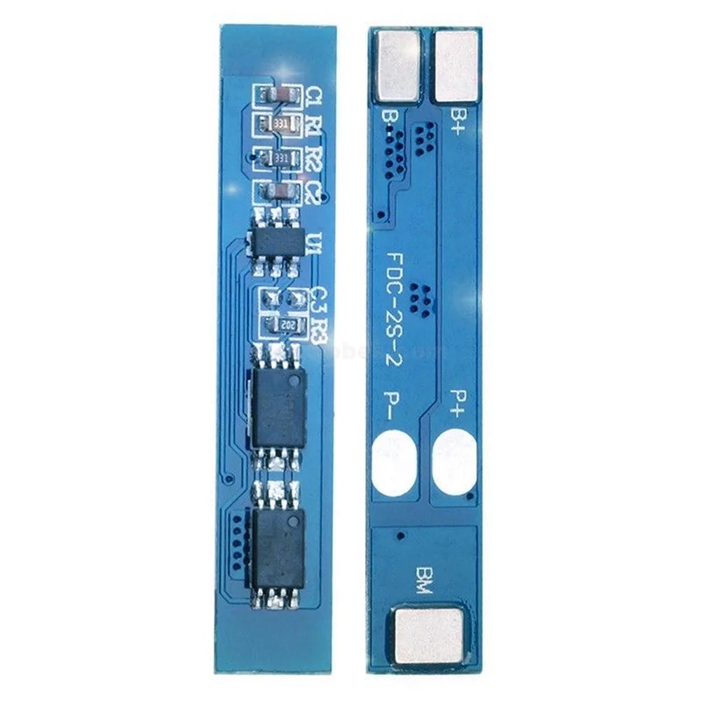 HTB1AaQoQxnaK1RjSZFBq6AW7VXaQ.jpg 2S 3A 7.4V Cell 18650 Li-ion Lithium Battery Charging BMS PCB Board with Protection Charger Module - Image 2