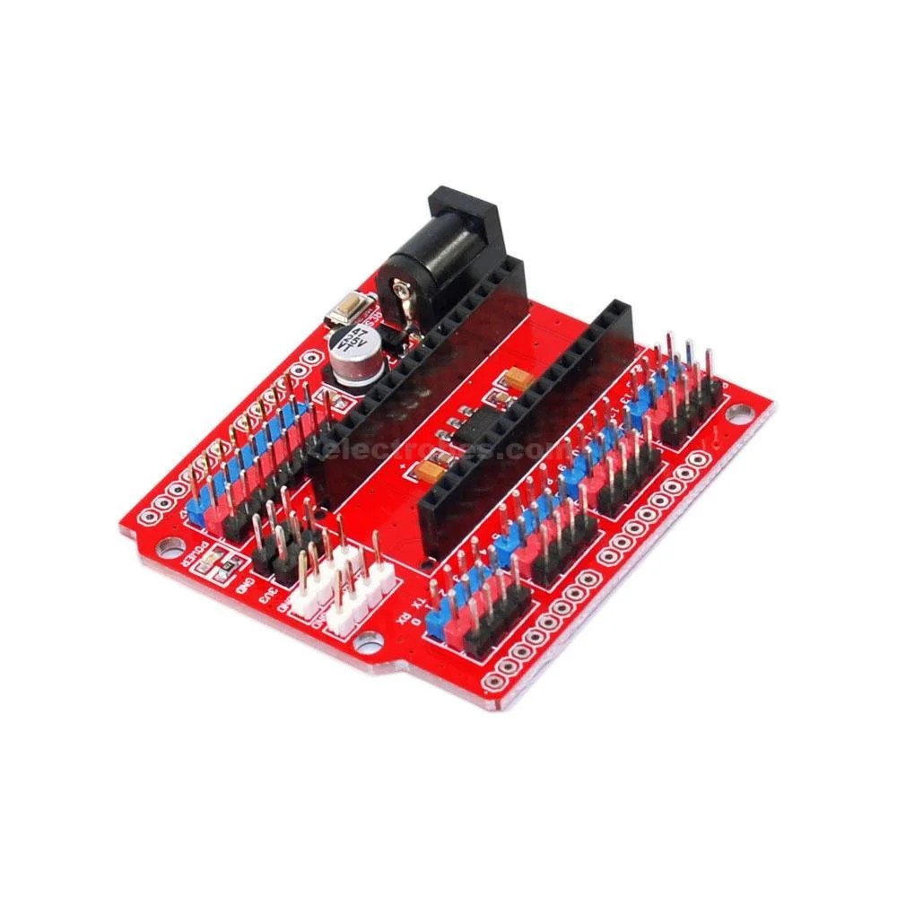 HTB1lxK4RpXXXXbmapXXq6xXFXXXL.jpg Multi-Function Funduino Nano Shield Arduino Nano Sensor Expansion Board - Image 2